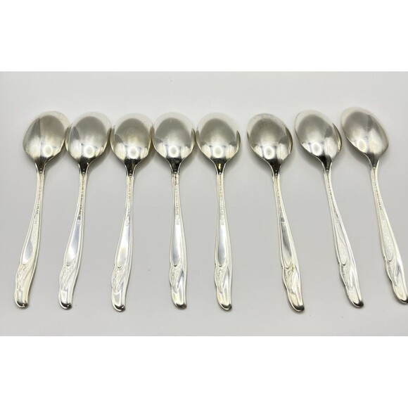 Rogers Bros Vintage SilverPlate Exquisite Int'l Silver Service for 8, 4 pc setti - Picture 10 of 16